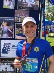 Eric "Breadloaf" Rine, a Blue Knights alumnus, #RanForAscend in the Half-Marathon and won the "Alumni" division of the Fastest Drummer Contest.