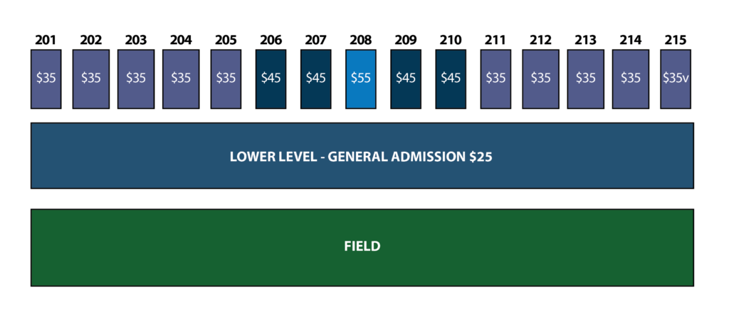 West Texas Drums Seating Map