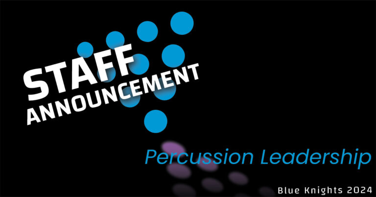 Staff Announcement Percussion Leadership