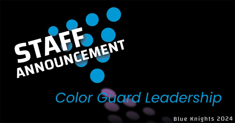 Staff Announcement Color Guard Leadership